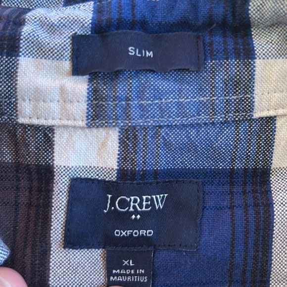 J Crew plaid button up shirt - Picture 2 of 4